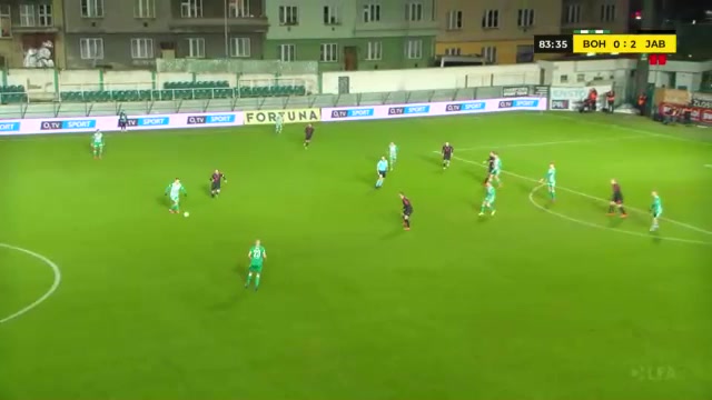 CZE D1 Bohemians 1905 Vs Baumit Jablonec 84 phút Petr HronekVào, ghi bàn 1:2