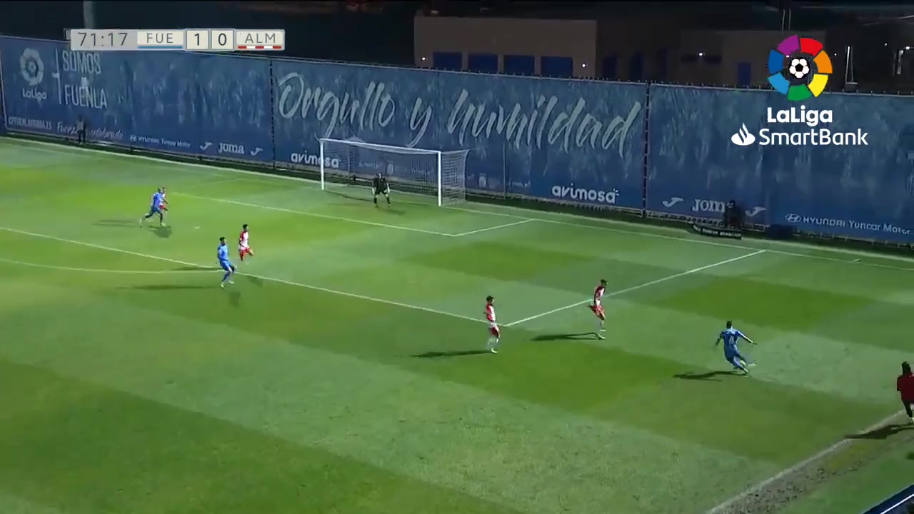 SPA D2 Fuenlabrada Vs Almeria Juan Villar Vazquez Goal in 72 min, Score 1:1