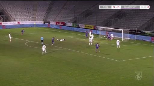 3 WSG Swarovski Tirol Vs SK Austria Klagenfurt 90 skor gol Raffael Behounek, skor 0:1