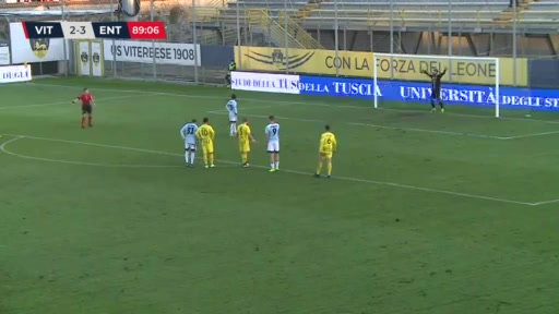 ITA C1 Viterbese Vs ACD Virtus Entella  Goal in 90 min, Score 2:4