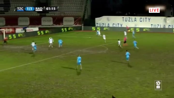 BOS PL FK Tuzla City Vs Radnik Bijeljina 64 phút Vào, ghi bàn 2:1