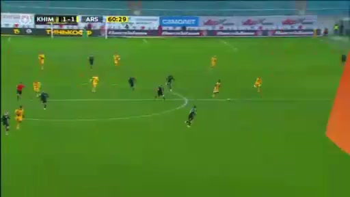 RUS PR Khimki Vs Arsenal Tula Zurab Davitashvili Goal in 60 min, Score 1:1