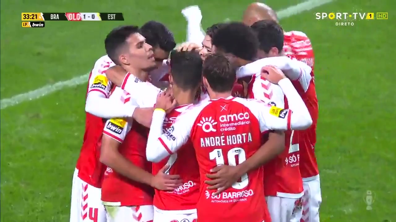 POR D1 Sporting Braga Vs Estoril 33 phút Vào, ghi bàn 1:0