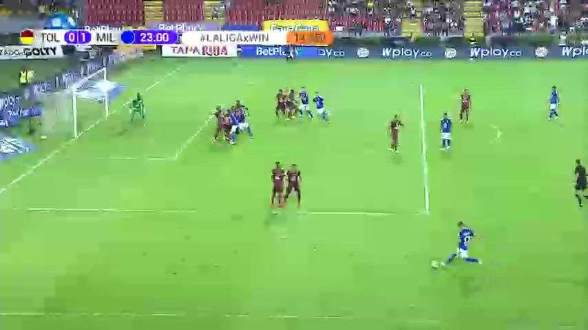 COL D1 Deportes Tolima Vs Millonarios 22 phút Vào, ghi bàn 0:1