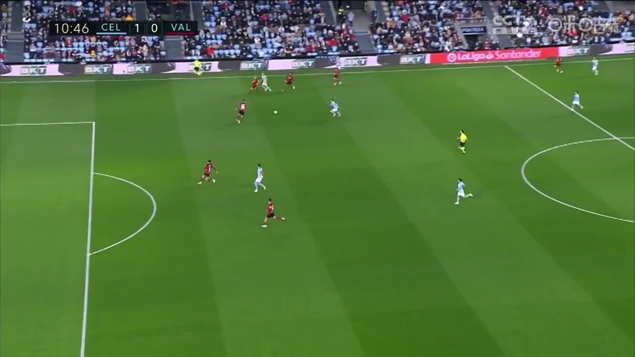 Laliga1 Celta Vigo Vs Valencia 10 phút Iago Aspas JuncalVào, ghi bàn 1:0