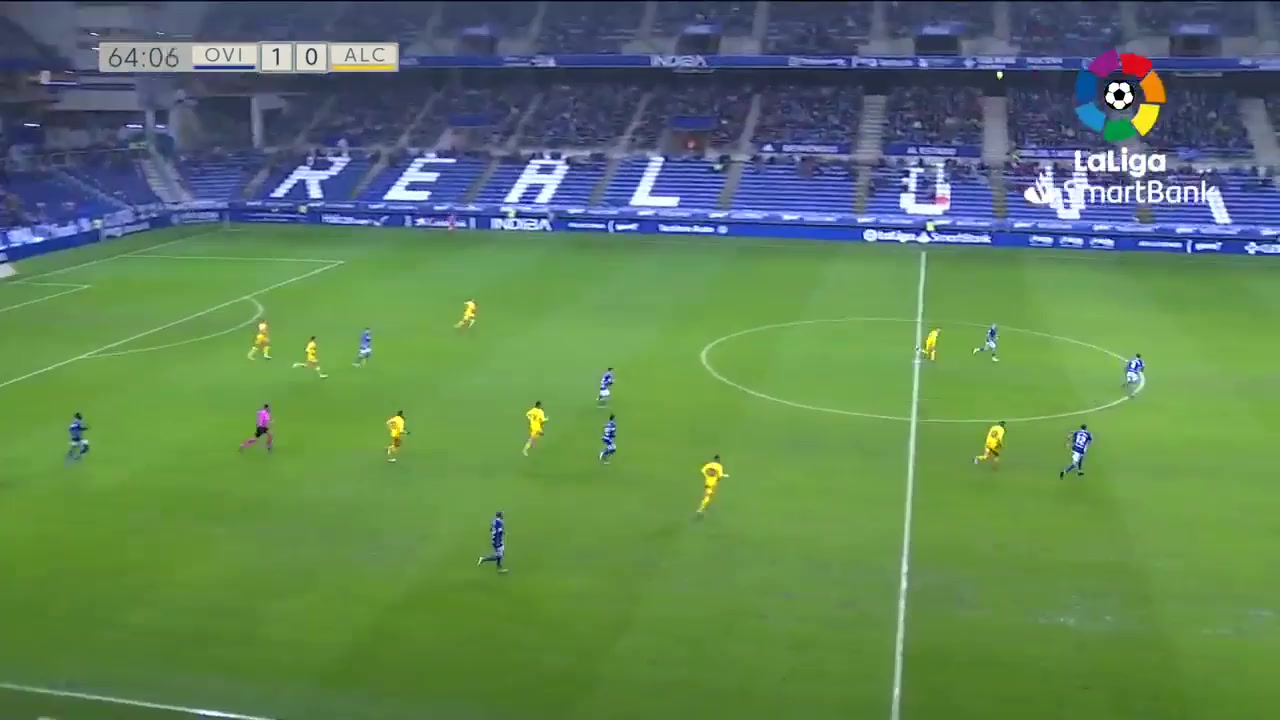 SPA D2 Real Oviedo Vs AD Alcorcon Borja Gonzalez Tomas Goal in 65 min, Score 2:0