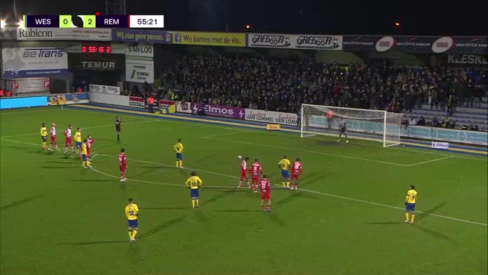 BEL D2 Westerlo Vs Mouscron Peruwelz 57 phút Vào, ghi bàn 1:2