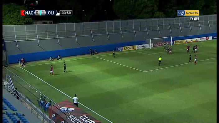 PAR D1 FC Nacional Asuncion Vs Olimpia Asuncion  Goal in 34 min, Score 1:1