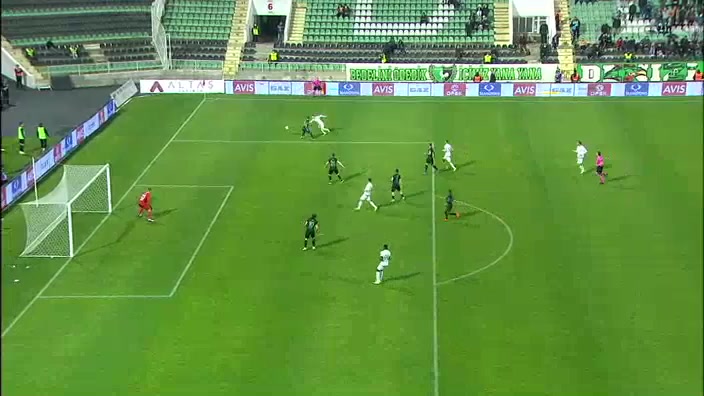 TUR D2 Denizlispor Vs Bursaspor Tim Matavz Goal in 59 min, Score 0:3