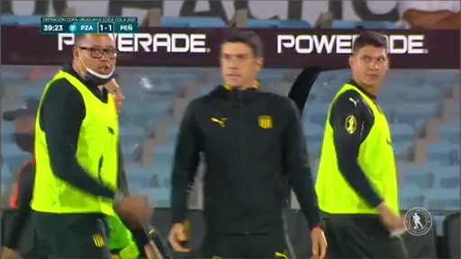  Plaza Colonia Vs CA Penarol  Goal in 39 min, Score 1:1