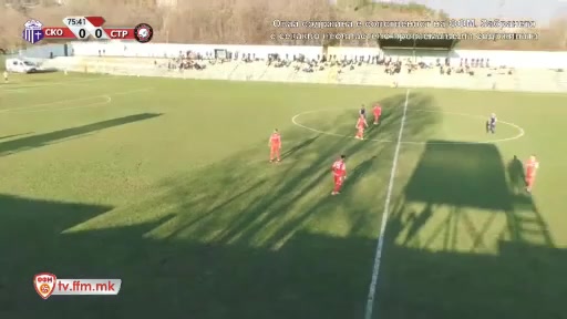 MKD D1 Olimpus Skopje Balashikha Vs FC Struga Trim   Lum Kirovski Goal in 78 min, Score 1:0