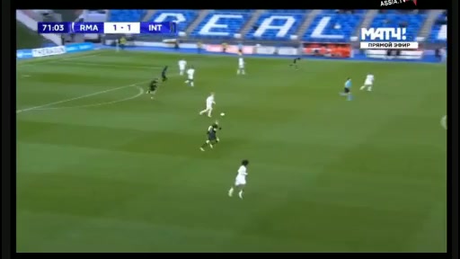 1327 Real Madrid U19 Vs Inter Milan U19 71 skor gol Oscar Aranda, skor 2:1