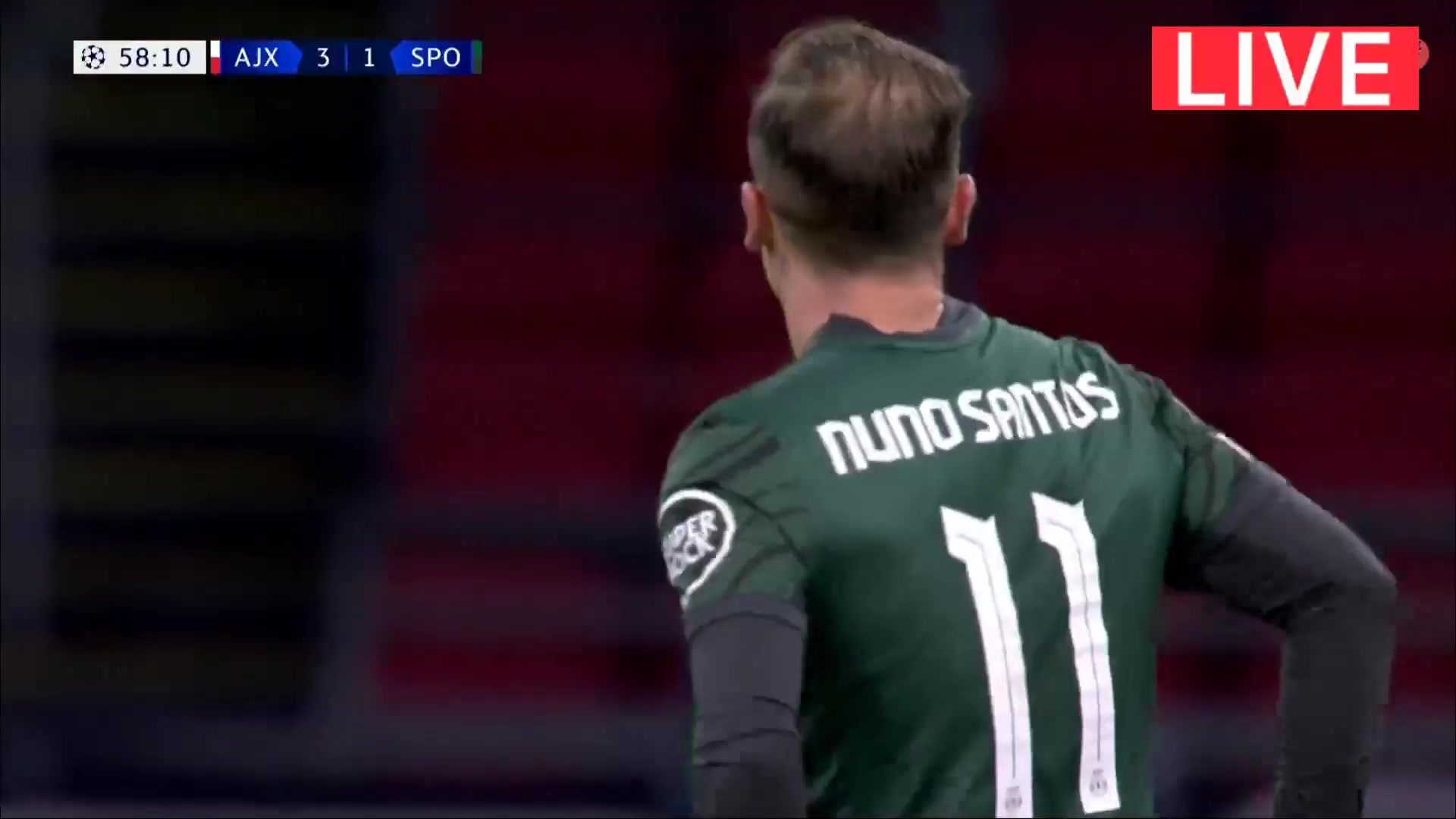 UEFA CL AFC Ajax Vs Sporting CP 58 phút Vào, ghi bàn 3:1