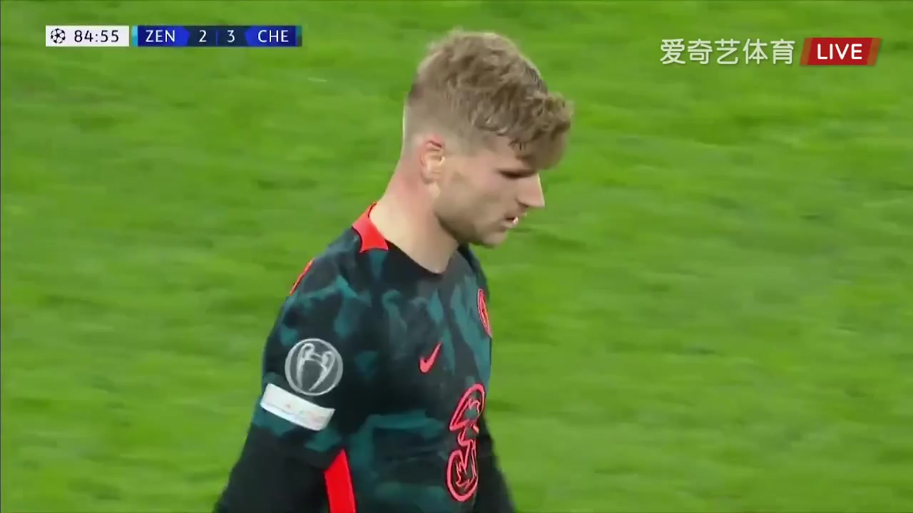 UEFA CL Zenit St. Petersburg Vs Chelsea 85 phút Timo WernerVào, ghi bàn 2:3