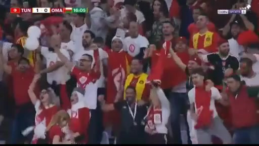 ARAB CUP Tunisia Vs Oman 15 ทำประตู Seifeddine Jaziri ประตู, ทำคะแนน 1:0