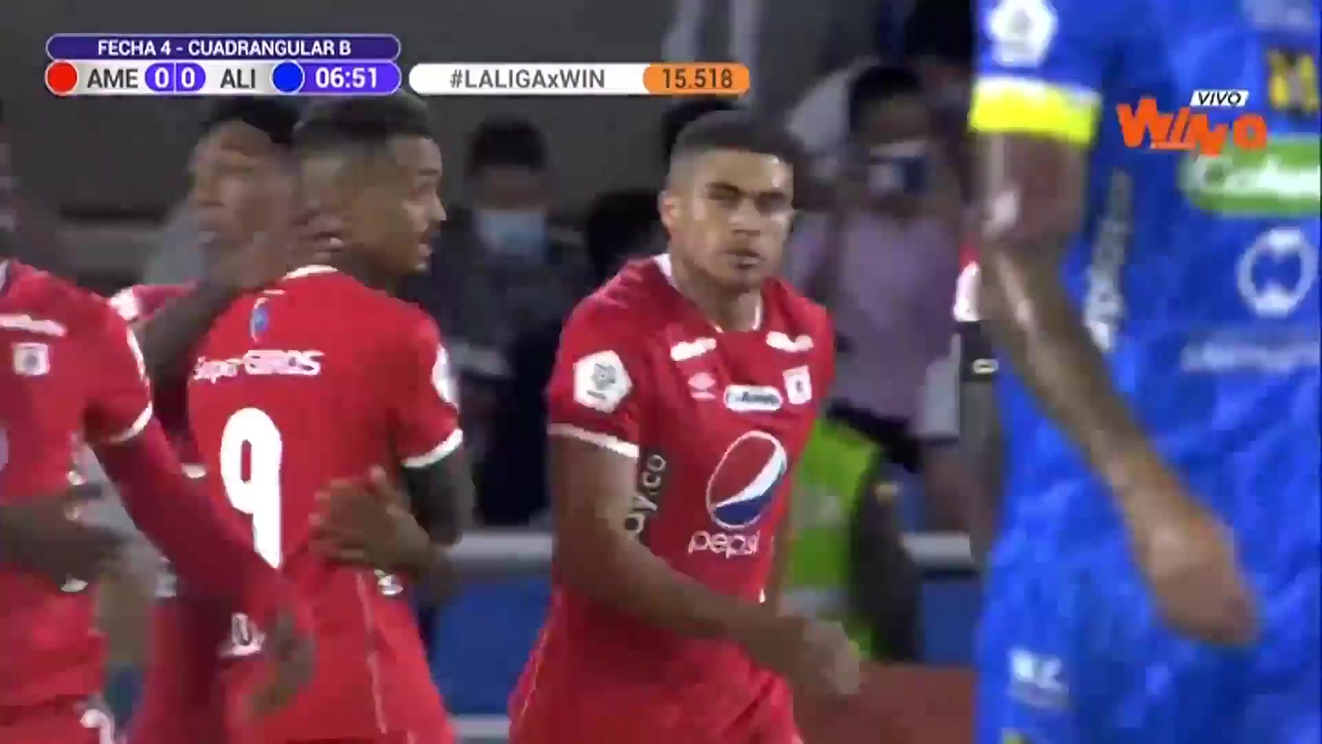 COL D1 America de Cali Vs Alianza Petrolera 6 phút Vào, ghi bàn 1:0