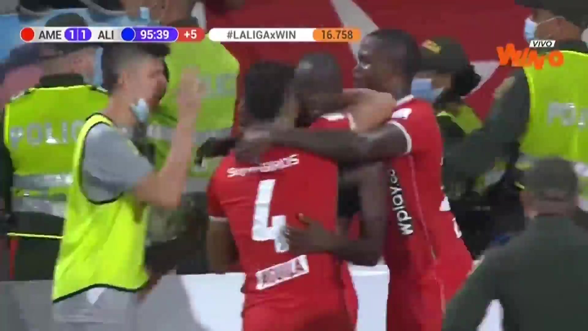 COL D1 America de Cali Vs Alianza Petrolera 95 phút Vào, ghi bàn 2:1