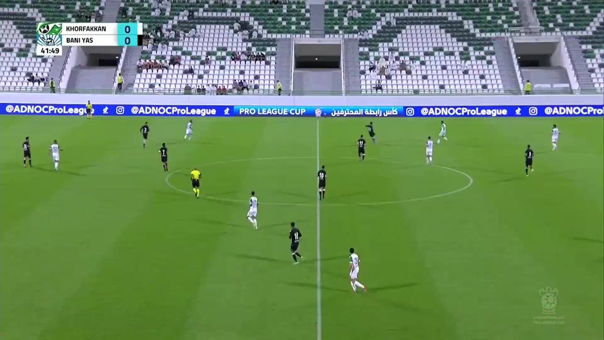 UAE C Khor Fakkan Vs Banni Yas Tanque Goal in 43 min, Score 1:0