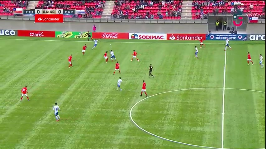 INT FRL Chile U20 Vs Paraguay U20  Goal in 3 min, Score 1:0