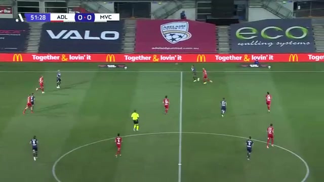 AUS D1 Adelaide United Vs Melbourne Victory 52 phút Vào, ghi bàn 0:1