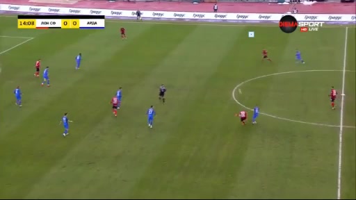 BUL D1 Lokomotiv Sofia Vs Arda Matheus Duarte Rocha Goal in 14 min, Score 1:0