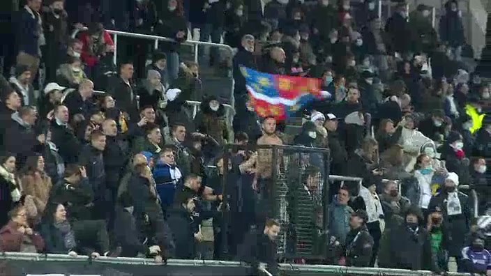FRA D2 Amiens Vs Grenoble 42 phút Tolu ArokodareVào, ghi bàn 2:0