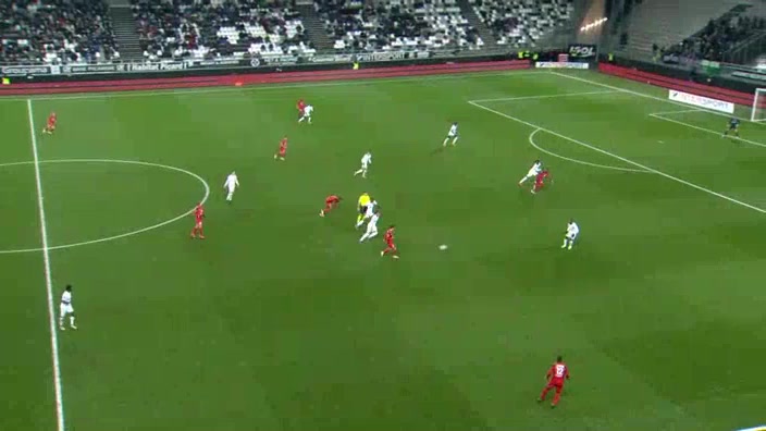 FRA D2 Amiens Vs Grenoble Achille Anani Goal in 84 min, Score 4:1