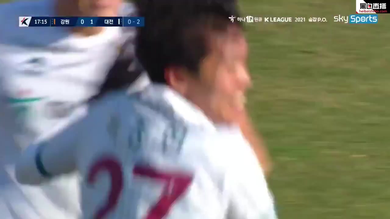 KOR D1 Gangwon FC Vs Daejeon Citizen Lee Jong Hyun Goal in 17 min, Score 0:1