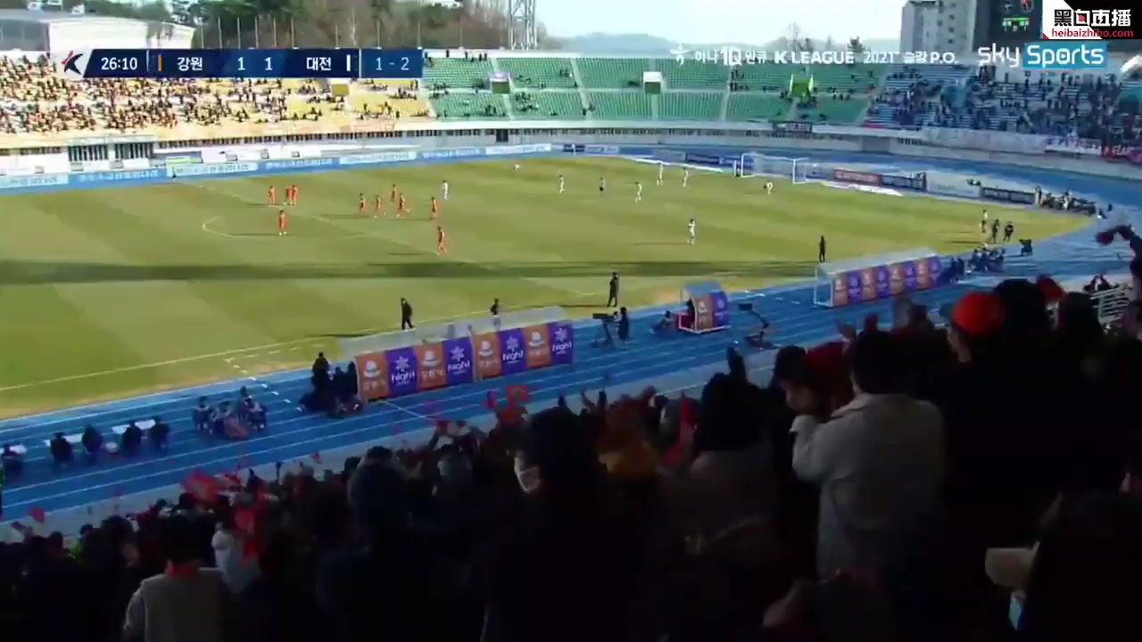 KOR D1 Gangwon FC Vs Daejeon Citizen Lee Ji Sol Goal in 25 min, Score 1:1