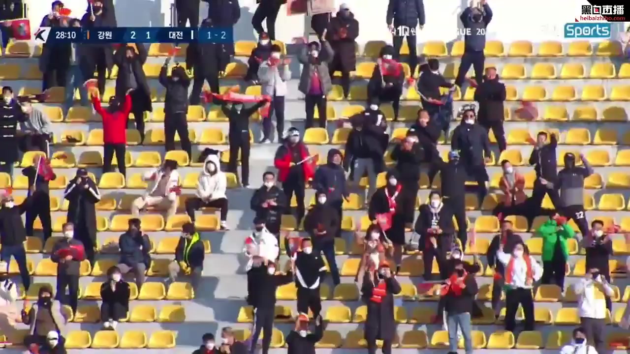 KOR D1 Gangwon FC Vs Daejeon Citizen Lim Chai Min Goal in 27 min, Score 2:1