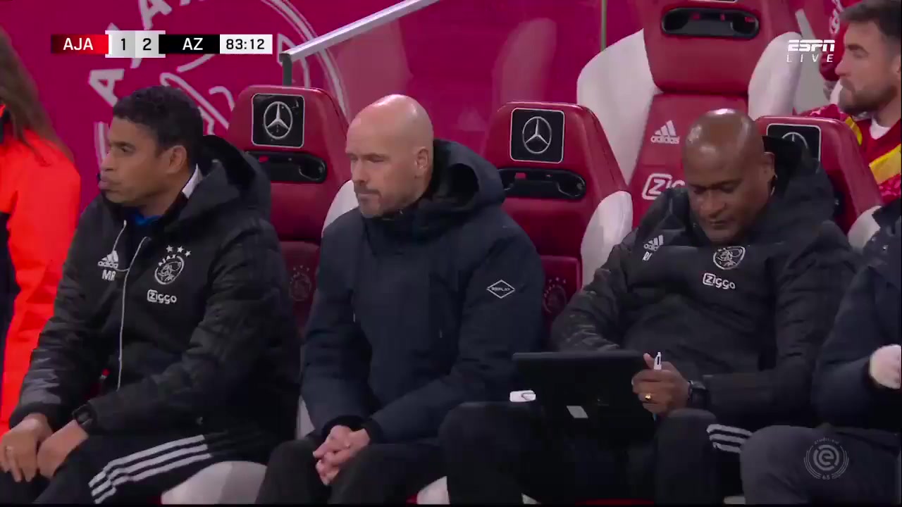 HOL D1 AFC Ajax Vs AZ Alkmaar 83 phút Zakaria AboukhlalVào, ghi bàn 1:2