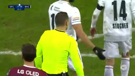 SUI Sl Servette Vs Basel 38 phút Vào, ghi bàn 1:1