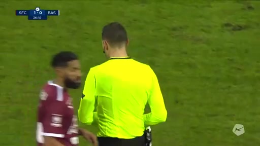 SUI Sl Servette Vs Basel 35 phút Vào, ghi bàn 1:1