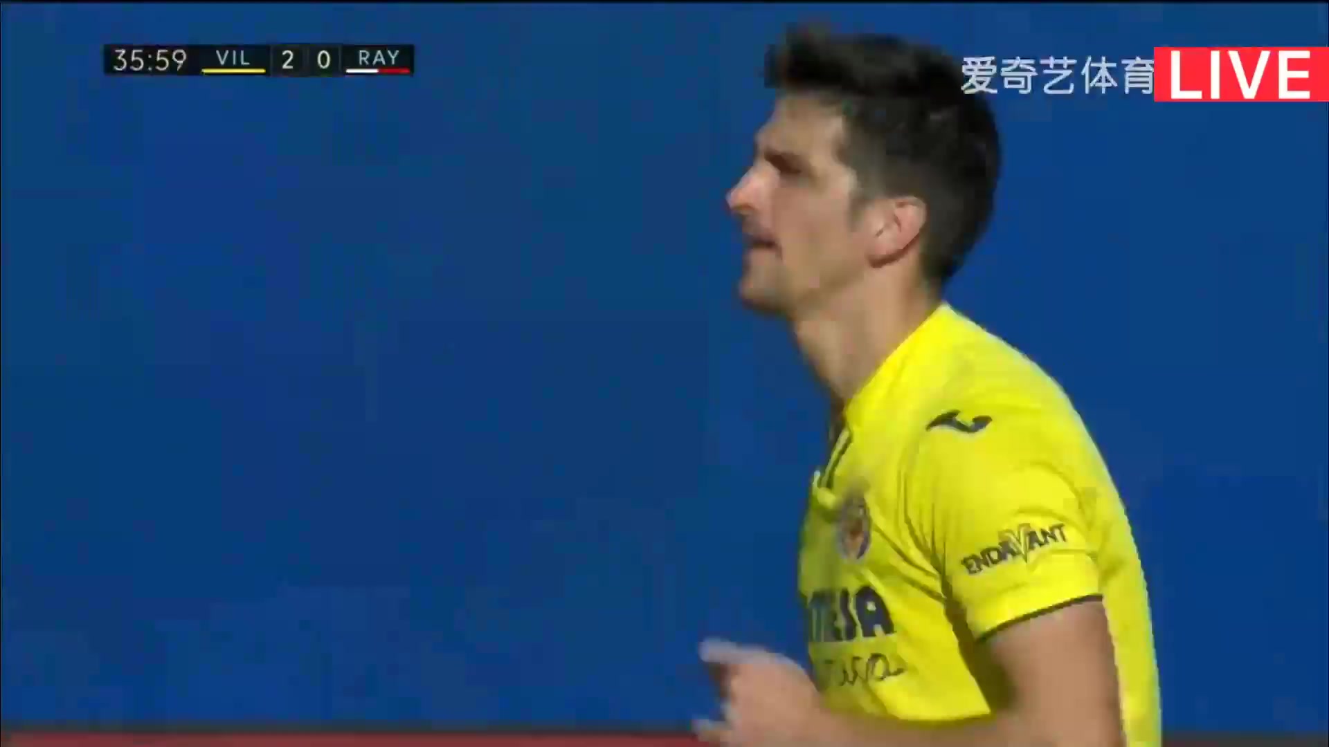 Laliga1 Villarreal Vs Rayo Vallecano 35 phút Gerard Moreno BalagueroVào, ghi bàn 2:0