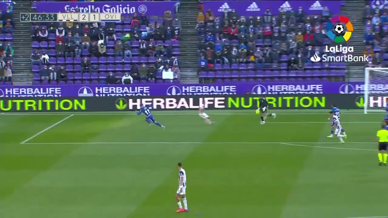 SPA D2 Real Valladolid Vs Real Oviedo 45+ phút Jose Ignacio Martinez Garcia,NachoVào, ghi bàn 2:1