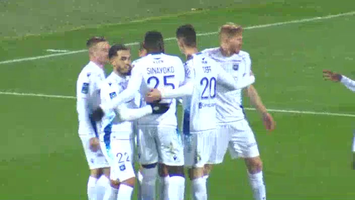 FRA D2 USL Dunkerque Vs AJ Auxerre 53 phút Mathias AutretVào, ghi bàn 0:1