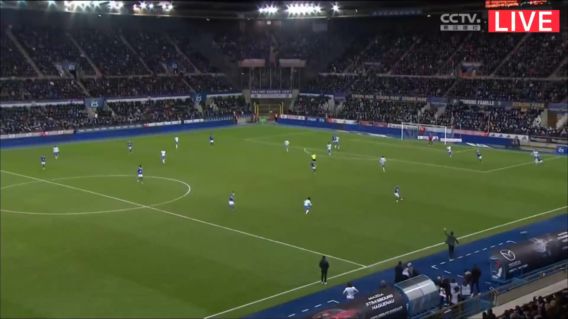 Ligue1 Strasbourg Vs Marseille Ahmadou Bamba Dieng Goal in 64 min, Score 0:1