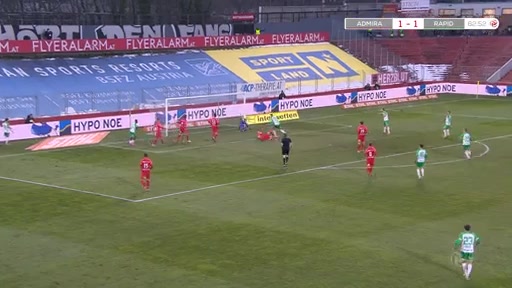 AUT D1 Trenkwalder Admira Wacker Vs Rapid Wien 63 phút Ercan KaraVào, ghi bàn 1:2