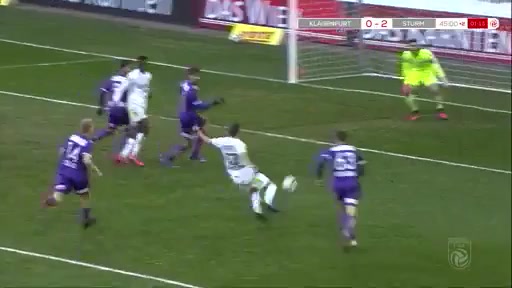 AUT D1 SK Austria Klagenfurt Vs Sturm Graz 45 phút Jakob JantscherVào, ghi bàn 0:2