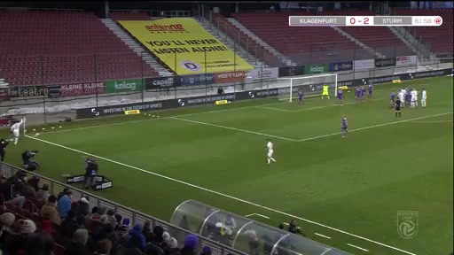 AUT D1 SK Austria Klagenfurt Vs Sturm Graz 82 phút Kelvin YeboahVào, ghi bàn 0:3