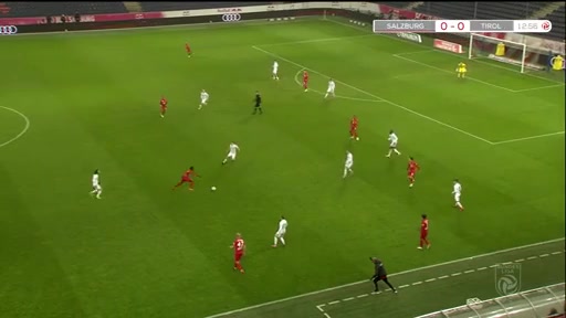 AUT D1 Red Bull Salzburg Vs WSG Swarovski Tirol 13 phút Nicolas CapaldoVào, ghi bàn 1:0