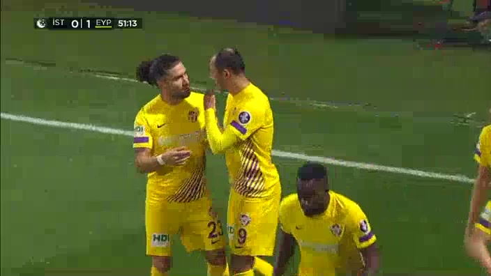 TUR D2 Istanbulspor Vs Eyupspor Umut Bulut Goal in 52 min, Score 0:1