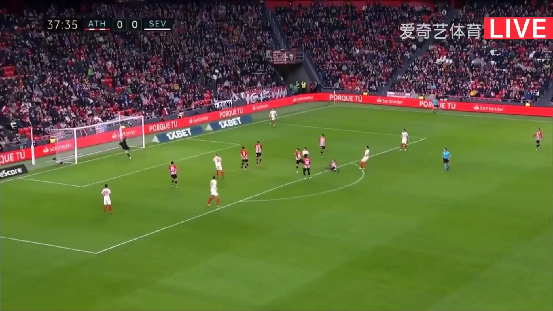 Laliga1 Athletic Bilbao Vs Sevilla 37 phút Thomas DelaneyVào, ghi bàn 0:1