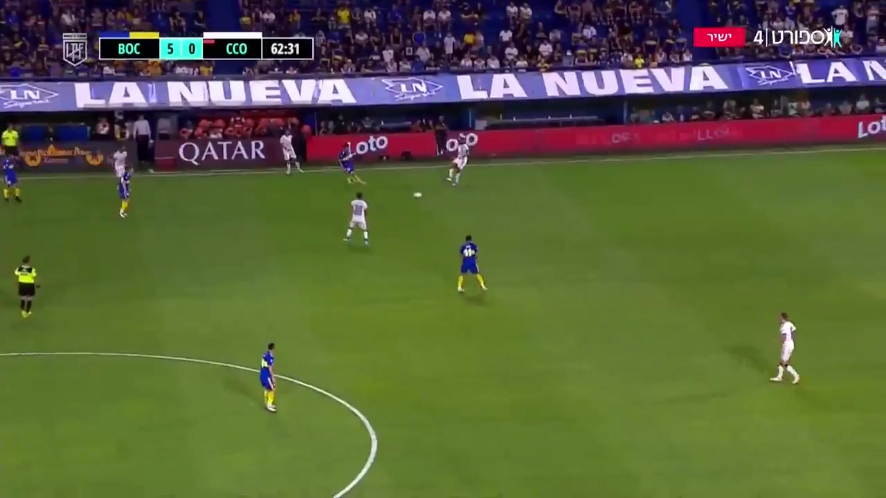 ARG D1 Boca Juniors Vs Central Cordoba SDE Cristian Pavon Goal in 64 min, Score 6:0