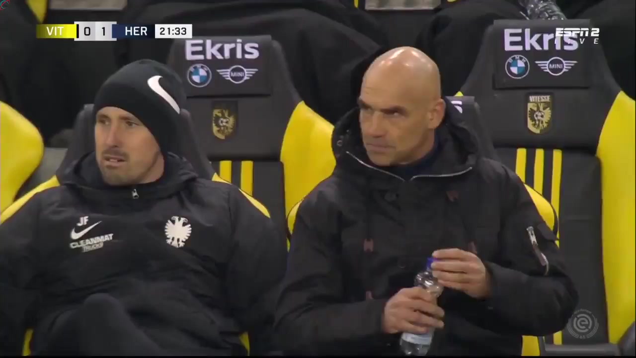 HOL D1 Vitesse Arnhem Vs Heracles Almelo Nikolai Laursen Goal in 21 min, Score 0:1