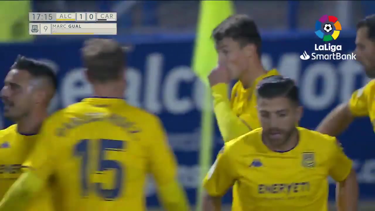 SPA D2 AD Alcorcon Vs FC Cartagena Marc Gual Goal in 17 min, Score 1:0