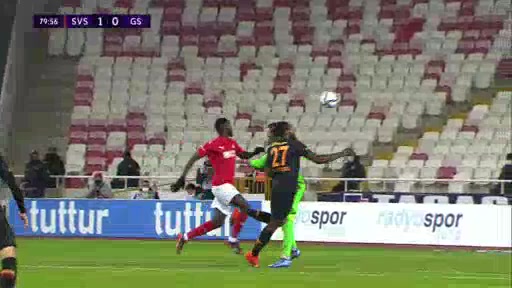 TUR D1 Sivasspor Vs Galatasaray 80 phút Faycal FajrVào, ghi bàn 1:0