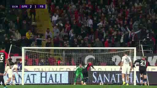 TUR D1 Gazisehir Gaziantep Vs Fenerbahce 54 phút Alexandru MaximVào, ghi bàn 2:1