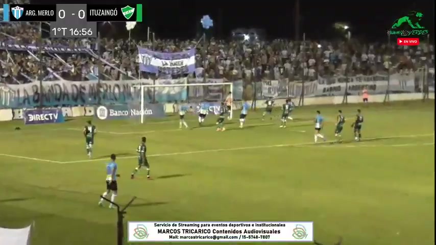 ACT  M Argentino de Merlo Vs Ituzaingo 17 phút Vào, ghi bàn 1:0