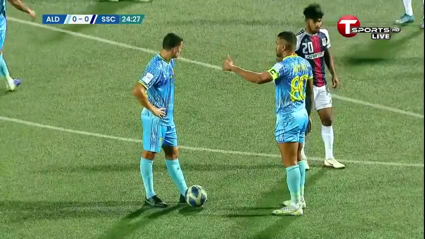 BD IND C Abahani Limited Vs Saif Sporting Club  Goal in 24 min, Score 1:0